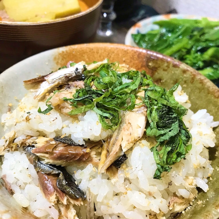 ☆★焼き秋刀魚の炊き込みご飯♪★☆